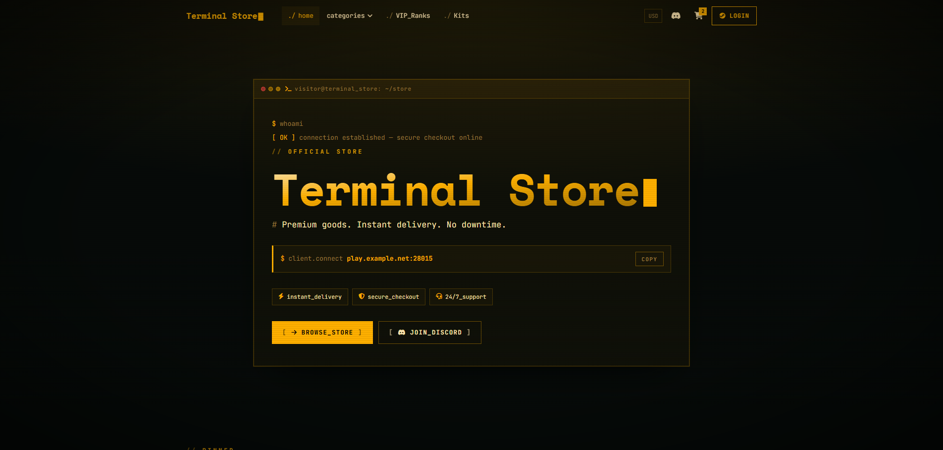 TERMINAL screenshot 2