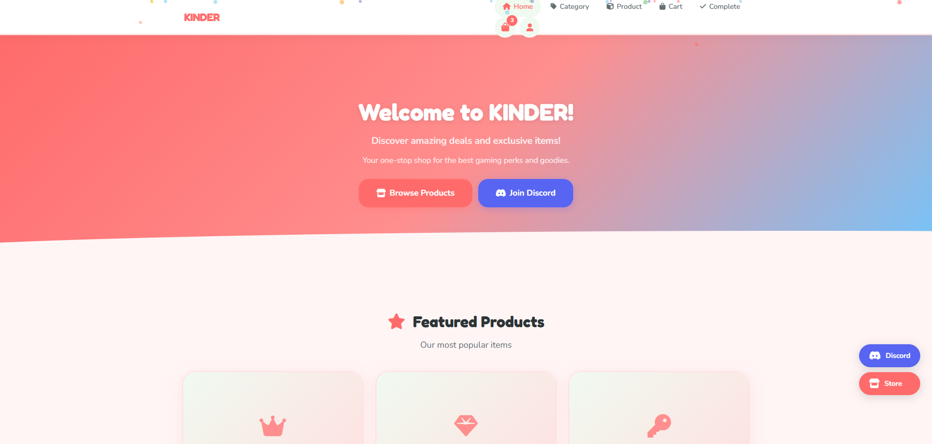 KINDER screenshot 2